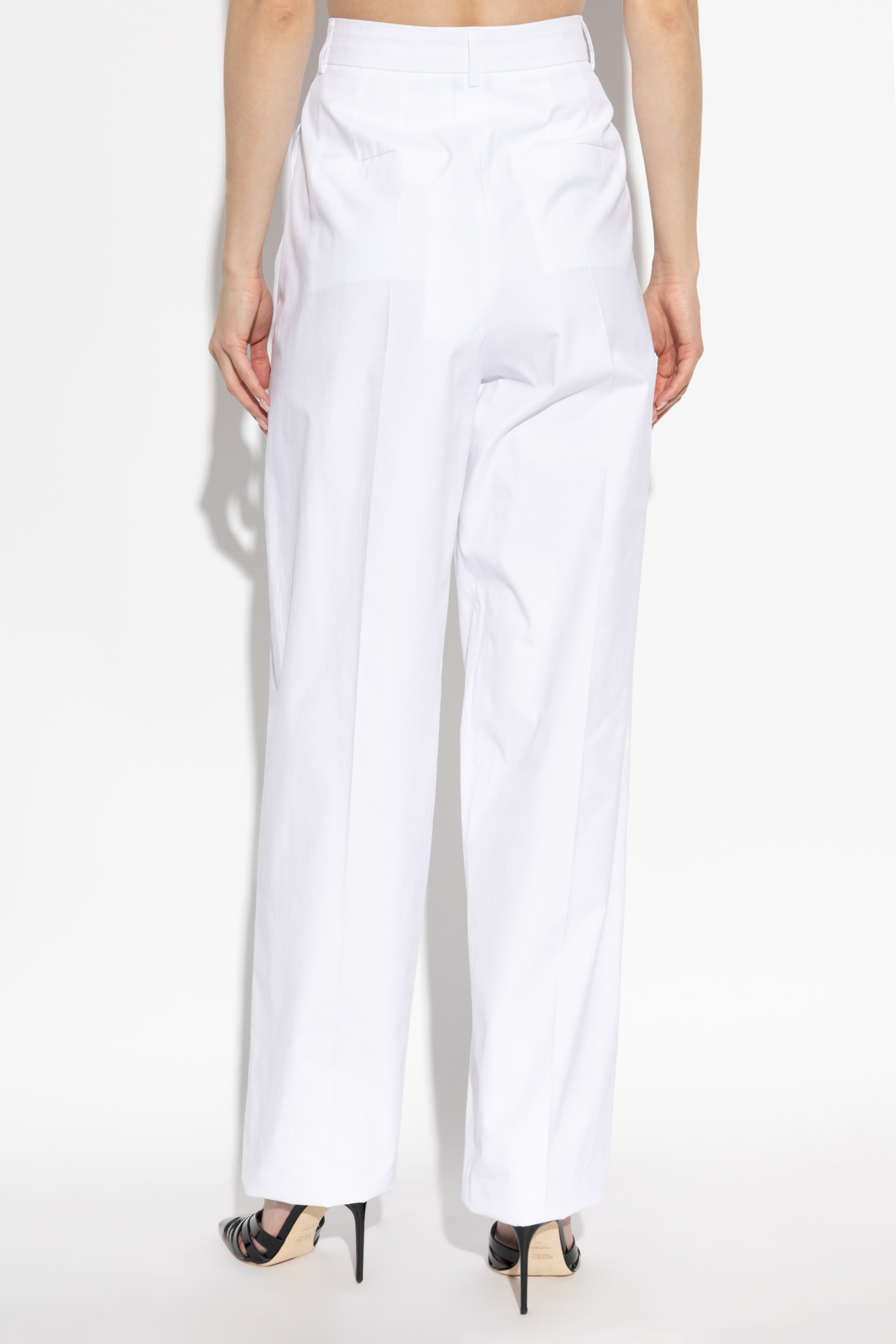 パンツ SPORTMAX Woman Pants White 2512131142600 001 Sportmax Pleated pants | Women's Clothing | Vitkac
